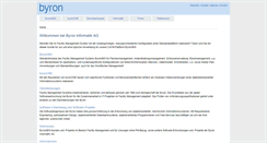 Desktop Screenshot of byron.ch
